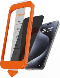 Sticlă securizată TORRAS Install Master pentru iPhone 16 Plus