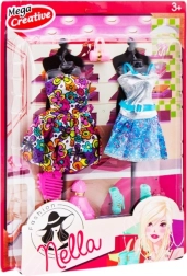 Rochii și accesorii pentru păpuși – set de 6 piese