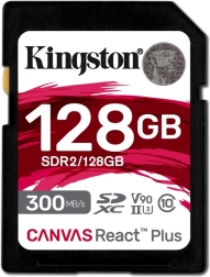 Card de memorie SD Kingston Canvas React Plus 128GB