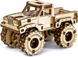 Puzzle 3D din lemn – monster truck de asamblat