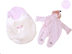 Hăinuțe pentru păpușa New Born cu design de dinozaur