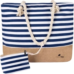 Geantă mare de plajă și picnic în stil marinăresc Malatec