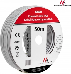 Cablu coaxial satelit 1.0CCS RG6 50M