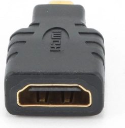 Adaptor HDMI (mamă) la Micro‑HDMI (tată) cu contacte placate cu aur
