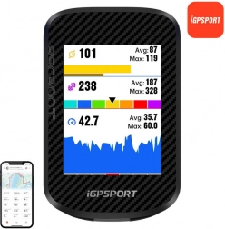 Computer GPS pentru ciclism iGPSPORT BSC300T cu ecran tactil color