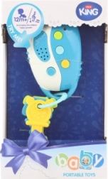 Chei interactive albastre cu baterii pentru cei mici