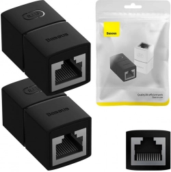Conector RJ45 de rețea BASEUS AirJoy, 2 buc, negru