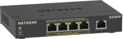 Netgear GS305P switch neadministrat cu 5 porturi gigabit PoE+ (63 W) pentru SOHO