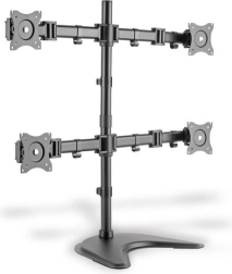 Suport pentru patru monitoare, 27 inch, pivotant 360°