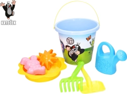 Set nisip Krtek mare 3,5 l albastru