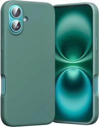 Husă din silicon Vention pentru iPhone 16 Plus cu MagSafe, verde