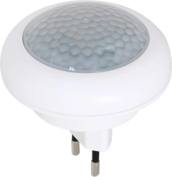 Lampă de veghe LED pentru priză cu senzor de mișcare și senzor crepuscular - 1 bucată