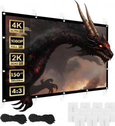 Ecran de proiecție Maclean 150" 300x220 cm 4:3