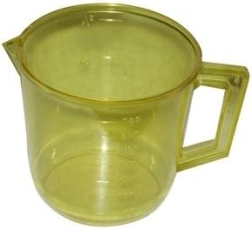 Recipient pentru mixer manual 0,75 l, din plastic, transparent