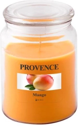 Lumânare parfumată în pahar PROVENCE mango 95 ore