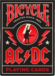 Cărți de joc Bicycle inspirate de AC/DC