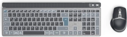 Tastatură și mouse wireless Hama cu iluminare