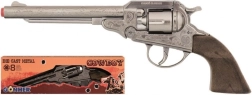 Revolver cowboy din metal cu 8 focuri GONHER