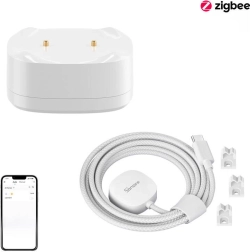 Set inteligent cu detector de scurgeri de apă Zigbee SONOFF, cu cablu prelungitor