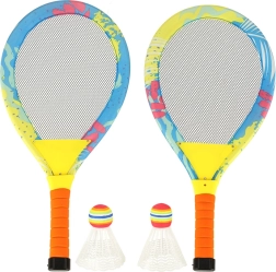 Rachete LED luminoase pentru badminton cu fluturași