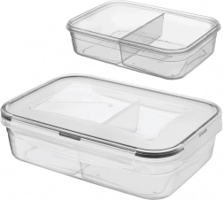 Cutie alimentară compartimentată cu capac și garnitură 1 l