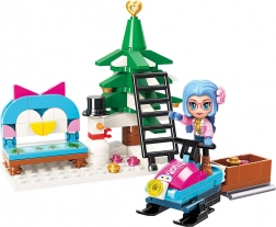 Qman Crăciun fericit – snowmobil și brad de Crăciun