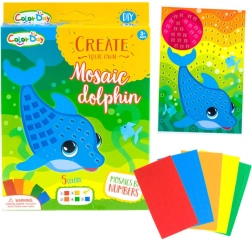 Mozaic creativ din spumă – set autoadeziv de artă – Mozaic