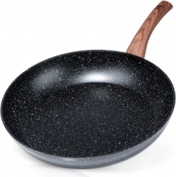 Tigaie granit BLACK & WOOD 32 cm