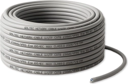 Cablu de rețea UTP Cat6 25 m – cupru, 1 Gb/s, gri