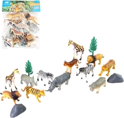 Animale de safari – set de 16 bucăți