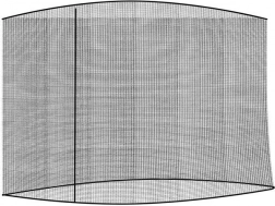 Plasă de țânțari pentru umbrelă de grădină 3 m – neagră