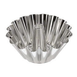 Formă pentru guguluf cu tub central 23 cm din tablă cositorită