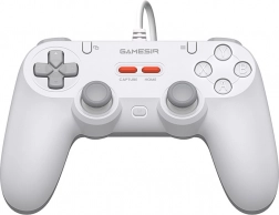 controller de joc cu fir gamesir t3 wt tegenaria lite alb