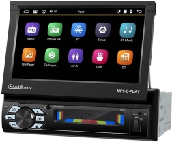 Monitor auto Podofo 7" cu suport pentru Carplay și Android Auto