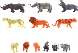 Animale sălbatice – set de 12 figurine din plastic