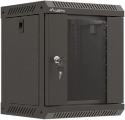 Dulap de instalare Rack montat pe perete 10 inci 6U negru
