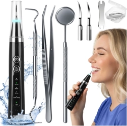 Scaler ultrasonic dentar Soulima cu LED, 5 moduri și vârfuri interschimbabile