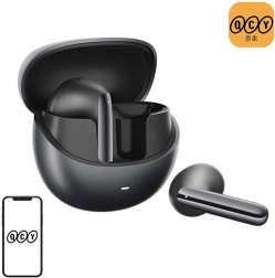 Căști wireless TWS QCY AilyBuds Pro HT10 cu ANC, negre