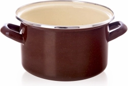 Oală emailată BROWN 18 cm, 2 l