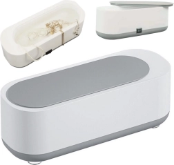 curățător vibrațional pentru bijuterii și ochelari, pe baterii