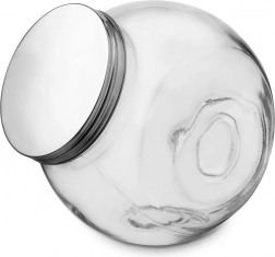 Recipient din sticlă pentru alimente 3 l cu capac filetat