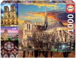 Puzzle Colaj Notre Dame 1000 piese