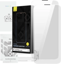 Sticlă securizată BASEUS Corning cu filtru de praf pentru iPhone 13/13 Pro/14