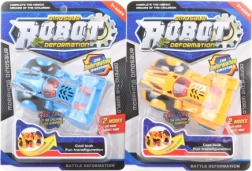 Robot pliabil din mașină de Formula în dinozaur