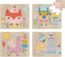 Puzzle din lemn Vilac poveste în evoluție