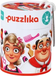 Puzzlika Profesii 2 – puzzle rotunde educative, 21 piese