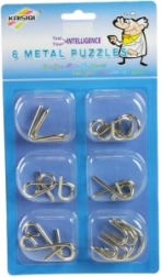 Puzzle metalice – set 6 buc.