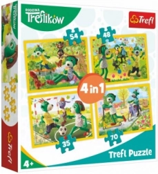 Puzzle 4în1 Familia TREFLÍK