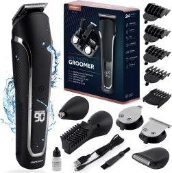 Set de tuns și bărbierit 6‑în‑1 Berdsen Barber Master negru