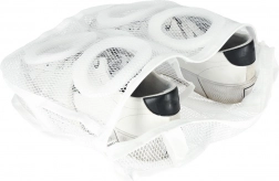 Săculeț de spălat încălțăminte din plasă cu fermoar 28 × 27 cm